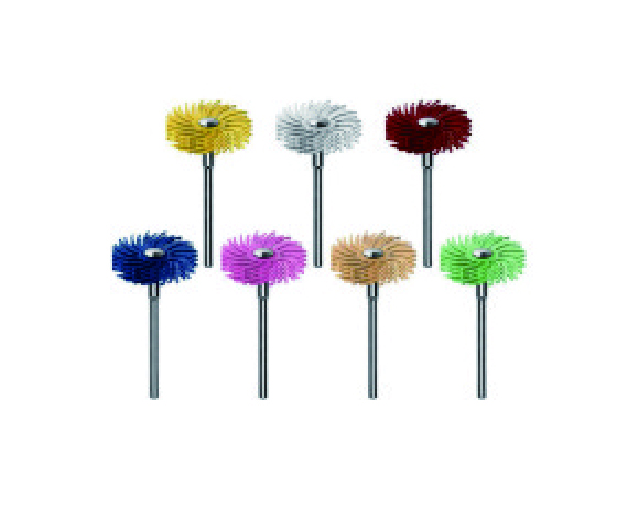 Shank-Mounted Plastic Polishing Brushes