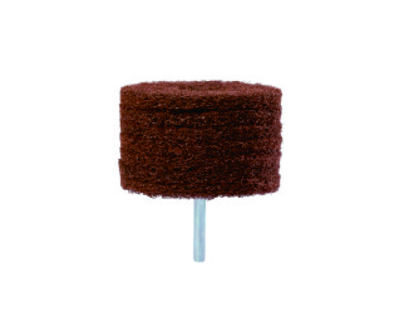 Non-woven overlap fbre wheels